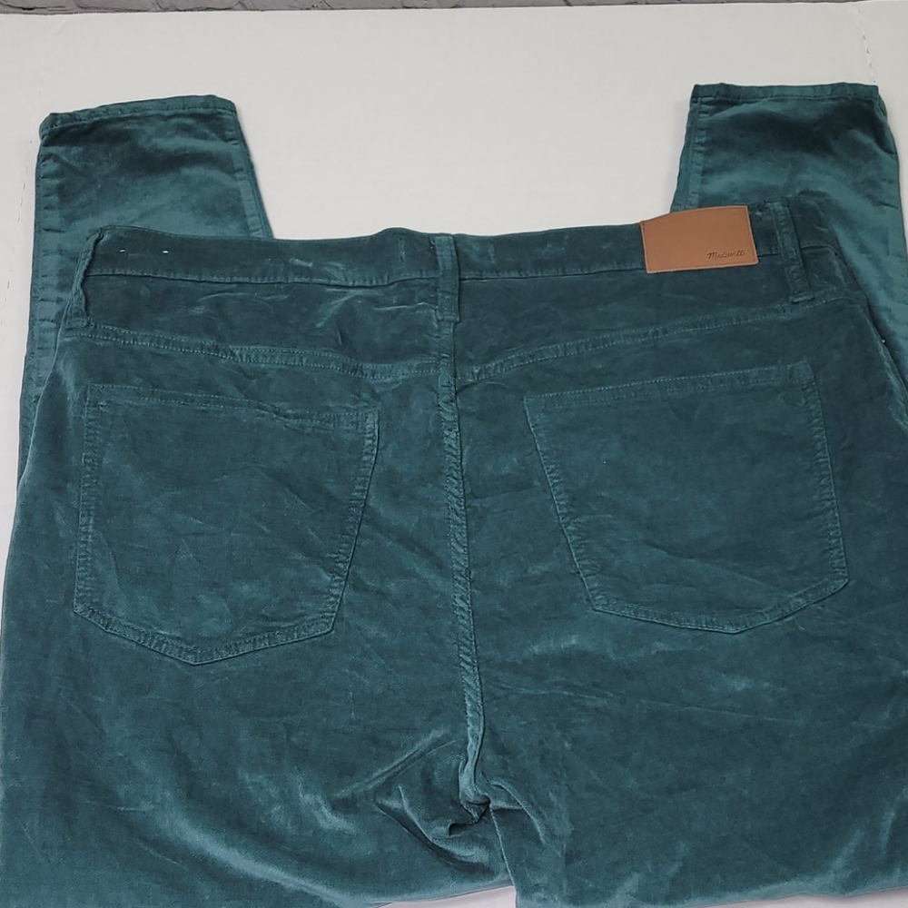 Madewell high rise skinny stretch velvet pants - Picture 7 of 8
